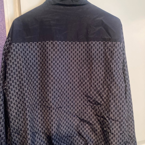 Gucci Navy Windbreaker with Red and Green Stripes - Picture 5 of 5